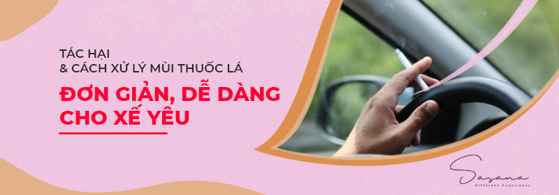 tác hại và cách xử lý mùi thuốc lá trên xe ô tô