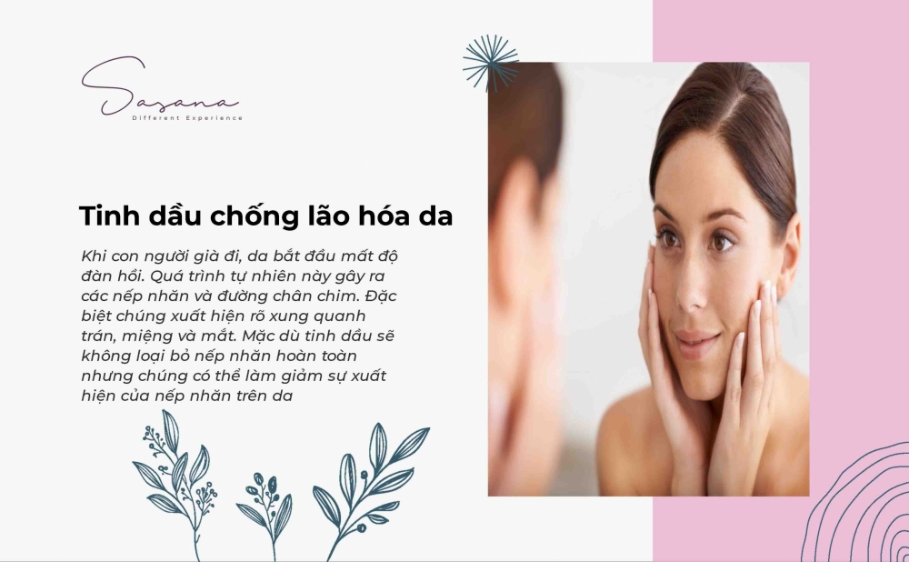 Tinh dầu chống lão hóa da