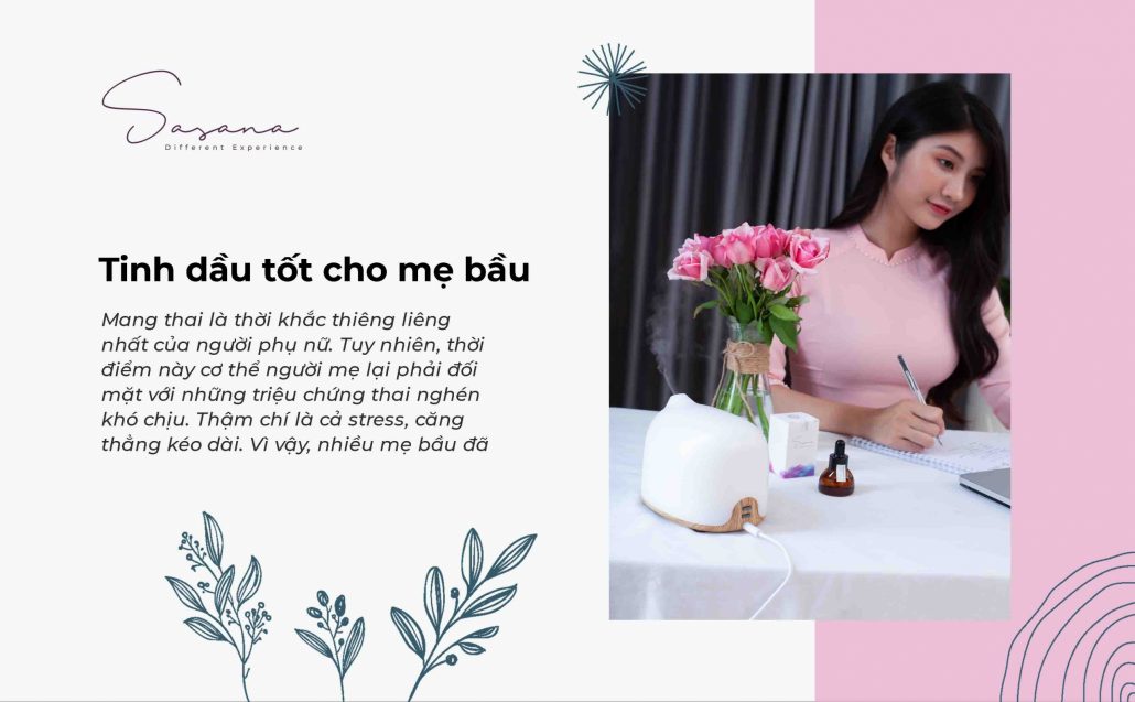 Tinh dầu tốt cho bà bầu