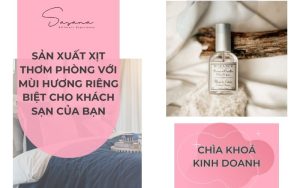 CHÌA KHOÁ KINH DOANH - SẢN XUẤT XỊT THƠM PHÒNG VỚI MÙI HƯƠNG RIÊNG BIỆT CHO KHÁCH SẠN CỦA BẠN!