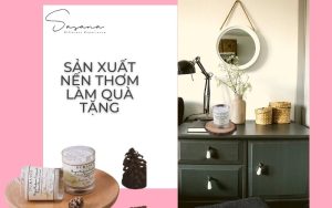 sản xuất nến thơm làm quà tặng