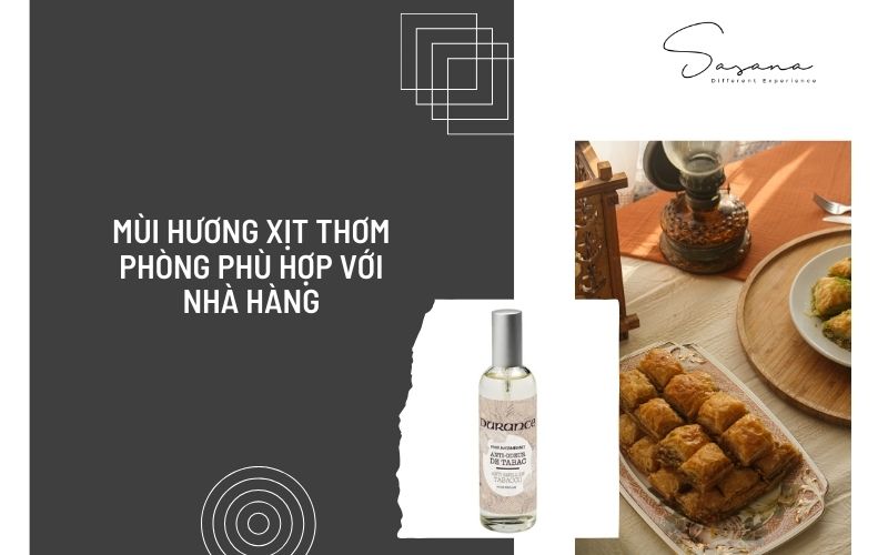 MÙI HƯƠNG sản xuất XỊT THƠM PHÒNG PHÙ HỢP VỚI NHÀ HÀNG