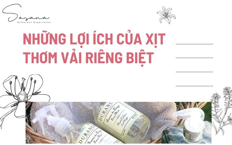 NHỮNG LỢI ÍCH CỦA XỊT THƠM VẢI RIÊNG BIỆT