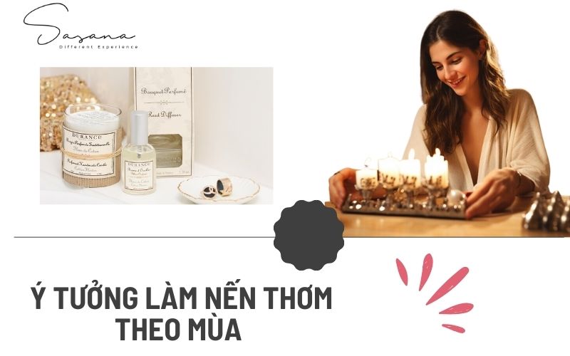 Ý TƯỞNG LÀM NẾN THƠM THEO MÙA